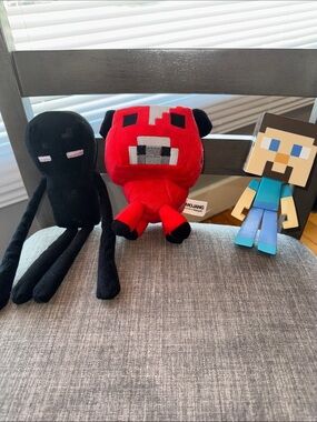 Mojang Minecraft Enderman Mooshroom Steve
